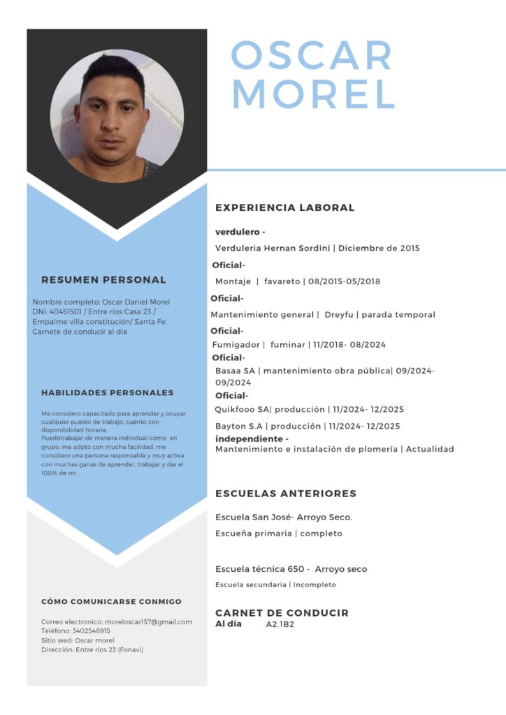 Foto de perfil de Oscar morel